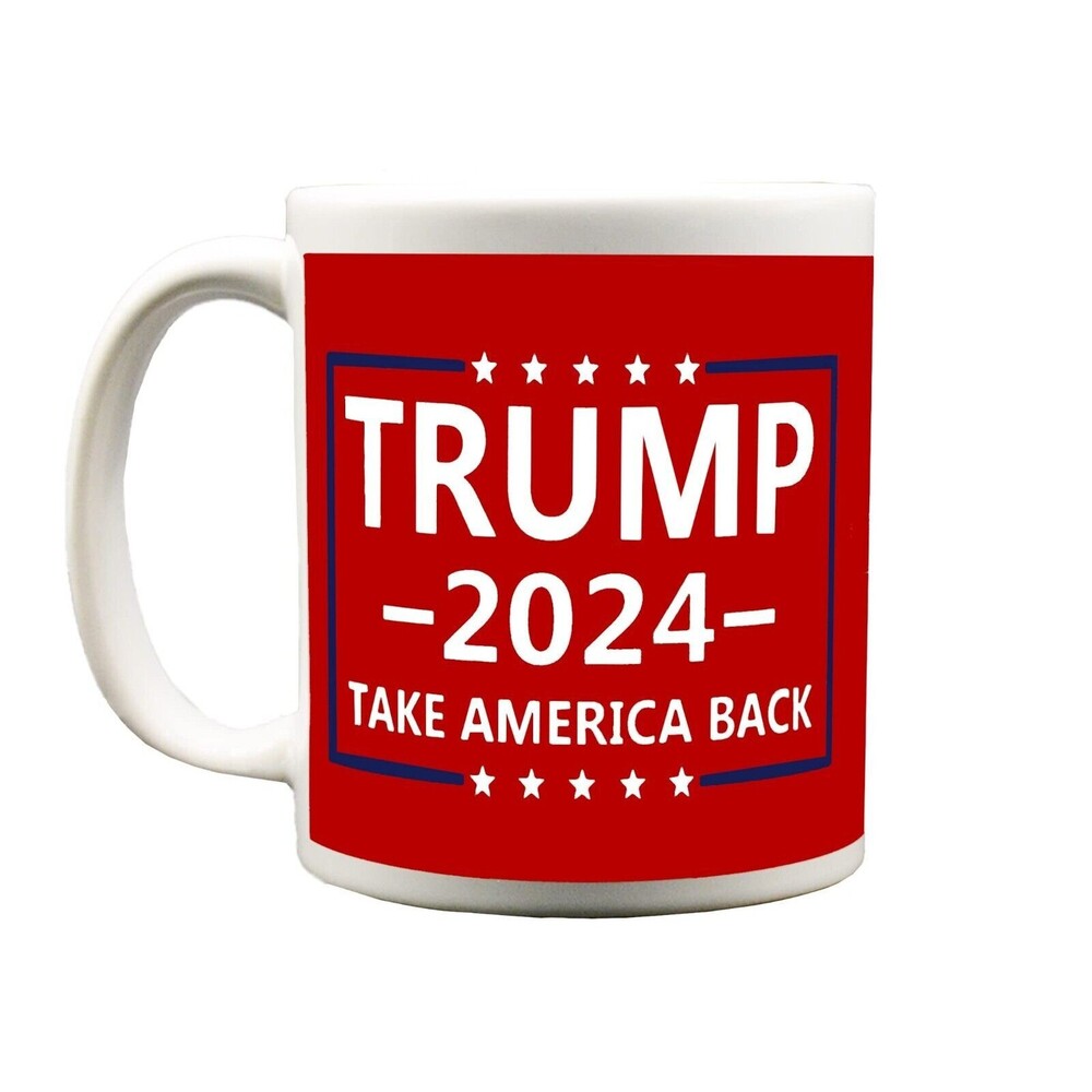 Trump Vance 2024 Take America Back Patriotic Coffee Mug President Trump 2024